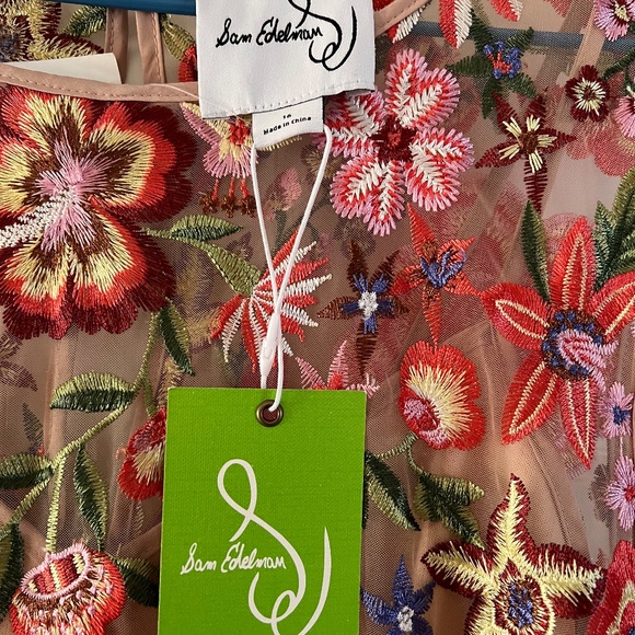 Sam Edelman Women's Sleeveless Printed Embellished Sheath Dress Size 16 NWT - Picture 11 of 15